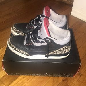 Jordan 3 Black Cement 2011 Size 10.5